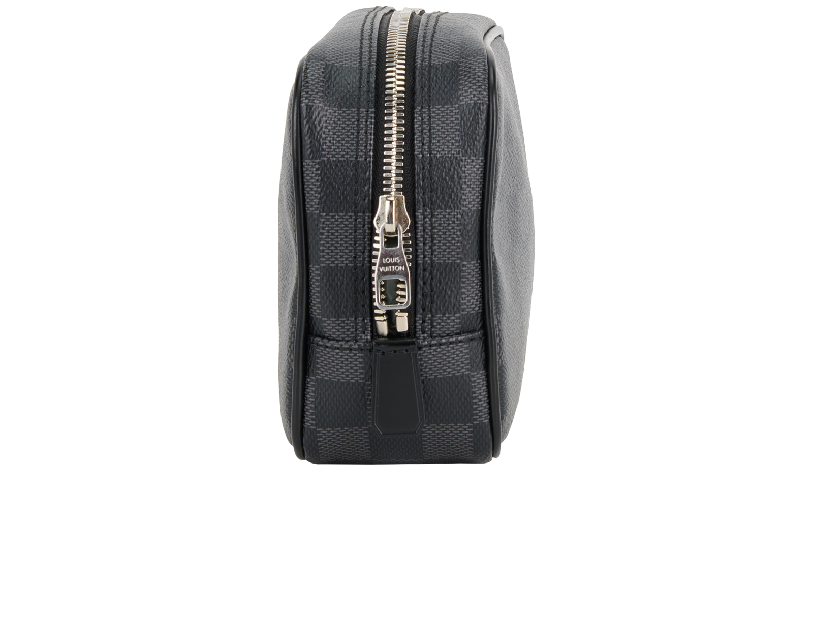 Louis Vuitton Toilet Pouch PM, &pound;395, Accessories, Black, Canvas, Side view